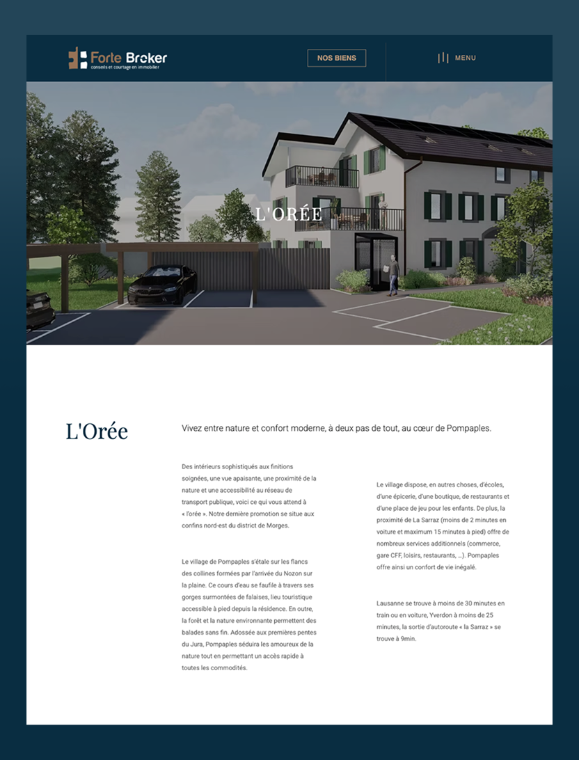 Forte Broker Immobilier - Détail 1